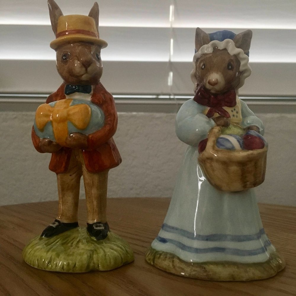 Mr. and Mrs. Bunnykins - Royal Doulton